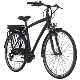 Adore vélo Adore Vélo électrique Pedelec Versailles en Aluminium pour homme-28-Noir-250 W-Li-Ion-36 V / 10, 4 Ah-7 Vitesses Homme, Noir, 28 Zoll, 54 cm