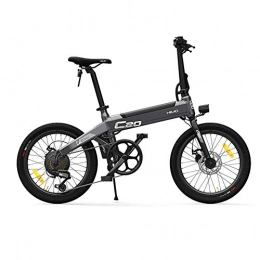 Akeny Pliable lectrique Mobylette Bicyclette 25km/H Vitesse 80km Vlo 250W Moteur sans Fourche Equitation - Gris