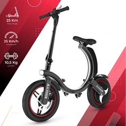 Alvoron vélo Alvoron Zero Vélo électrique pliable pour adultes | Scooter électrique | 25 km / h | Batterie 10, 4 Ah | Moteur 450 W