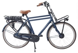 amiGO vélo Amigo E-Strong T2 - Vélo électrique pour homme - Vélo électrique 28" - 3 vitesses - Convient aux enfants de 175 à 180 cm - Bleu