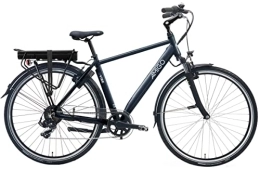 amiGO vélo Amigo E-Vibe D2 - Vélo électrique pour homme - Vélo électrique 28" - Vélo pour homme avec Shimano 7 vitesses - Convient aux enfants de 165 à 170 cm - Gris