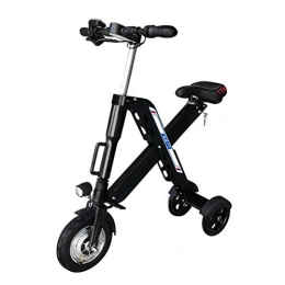 ANYWN vélo ANYWN Portable Pliant vlo lectrique, Scooter lectrique Mini Tricycle |, Noir