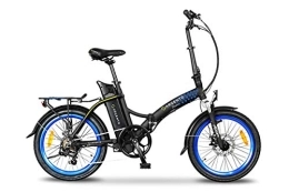 Argento Vélos électriques Argento Vélo électrique Pliable, Unisexe, Bleu, Taille 42