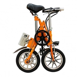Art Jian Vélos électriques Art Jian 14 Pouces Vélos électriques Portables Pliant, mâle et Femelle Adulte Batterie au Lithium en Alliage d'aluminium vélo électrique