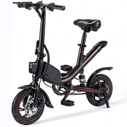 Art Jian vélo Art Jian Vélo électrique pour Adultes, Fold Portable 12 Pouces Vélo 250W 36V 7.8Ah légers Vélos électriques