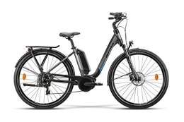 Atala Vélos électriques Atala Vélo électrique E-Bike ATALA 2021 B-EASY A5.1 7V BLK / ANTH mesure lady 48, Noir - Gris, M / L