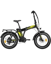 ATALA BICI vélo ATALA Vélo électrique E-Bike Extrafolding Fat Bike 20 Gamma 2020, Black Neon Yellow Matt, 43 CM