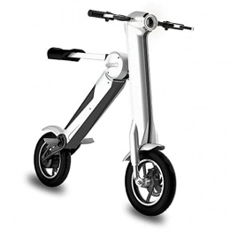 Batterie au Lithium Scooter électrique Pliant vélo électrique vélo Portable Mini Batterie Adulte Voiture Voiture électrique Disponible en Trois Couleurs-Blanc_12AH45-60KM