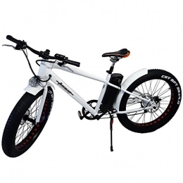 tooco Vélos électriques Bike 26 / Blanc 66cm de Fat lectrique avec Shimano 6vitesses vlo lectrique Pedelec ebike lectrique Mountain Bike VTT Vlo Fat Tire graisses Roues