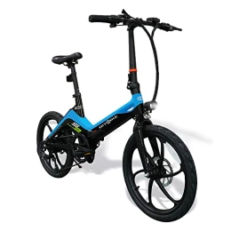 BitBike vélo BitBike S9-Miami Bleu Vélo électrique Pliable Adulte Unisexe, Taille Unique