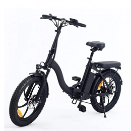 Asiwo Vélos électriques BK6 Vélo électrique pliable Pedelec 20" avec dérailleur Shimano 7 vitesses et moteur arrière pour 25 km / h, moteur électrique 250 W, batterie amovible