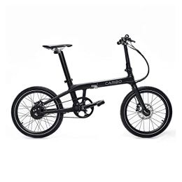 Generic vélo CARBO – Modèle X Vélo électrique, double freins à disque, moteur moyeu à 250 vitesses, batterie Samsung 36 V x 7 Ah, pneus Schwalbe Big Apple, vélo électrique pliable