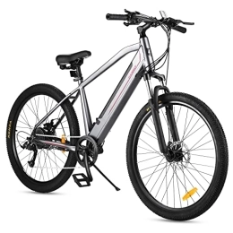 CARPAT SPORT Vélo électrique 27,5" 250 W 36 V 10 Ah Vélo électrique vélo électrique professionnel Shimano 21 vitesses Vélo électrique adulte Aluminium 25 km/h Gris