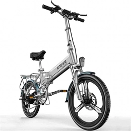 CASTOR Vélos électriques CASTOR Vélo électrique Vélos électriques Rapides pour Adultes 20 Pouces Commuter Cold-Bicyclette de vélo de vélo léger avec 48V Batterie de Lithium Amovible Port de Chargement USB pour Adulte