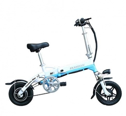 CE-LXYYD Vélos électriques CE-LXYYD Vlo Pliant lectrique, cyclomoteur Batterie Lithium Mini-Voiture de la Batterie Adulte, Dames Petite Voiture lectrique, Bleu, 6Ah
