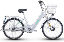 Clothes vélo Commuter City Road Bike, Vélos électriques for adulte, 350W en alliage d'aluminium vélo électrique 48V9Ah Batterie au lithium 24 pouces grand diamètre de roue, 150 kg de charge maximale, multi-fonctio