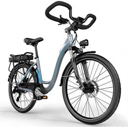 Clothes vélo Commuter City Road Bike, Vélos électriques for adultes, 26 pouces vélo 36V10Ah Batterie au lithium 400W haut débit moteur amovible Batterie Étudiant Ville Moto électrique Station Wagon , Unisexe
