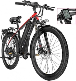 Clothes vélo Commuter City Road Bike, Vélos électriques for adultes, Hommes Mountain Bike, 26" 48V 400W amovible au lithium-ion de vélos Ebike, for l'extérieur Cyclisme Voyage Out travail , Unisexe ( Color : Red )