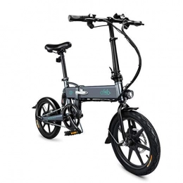 Crazywind Vélos électriques Crazywind Unisexe lectrique Vlo Pliant Pliable Bicyclette Hauteur Rglable Portable pour Cyclisme - Gris