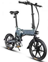CXY-JOEL Vélos électriques CXY-JOEL Vélo Pliant, Vélo Électrique Pliant Pour Adultes En Alliage D'Aluminium 16 Pouces Portable 250W 25Km / H 3 Mode Vélo Pliant Électrique