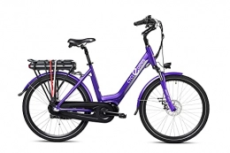 Cycle Denis Vélos électriques Cycle Denis DeVille 26 Vélo électrique Nexus 3 ebike M-46 cm Vélo de ville pour femme Li-Ion 468 Wh 90 km (violet)