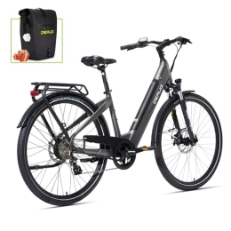 DERUIZ vélo DERUIZ Vélo électrique de trekking à quartz, 28 pouces, vélo électrique RH 45 cm pour homme et femme, moteur Bafang 250 W 40 N.m, batterie 48 V / 13, 4 Ah / 644 Wh jusqu'à 150 km