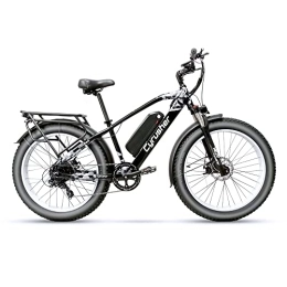 Extrbici Vélos électriques Extrbici Vélo Electrique de Montagne pour Homme et Femme avec Batterie au Lithium Imperméable à Bande Epaisse 48V13AH XF650 Blanc