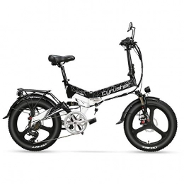 Extrbici Vélos électriques Extrbici Vélo Electrique Pliant pour Homme et Femme Adultes XF590 (Blanc)