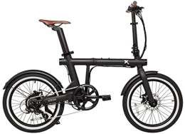 eXXite Vélos électriques eXXite XS-Batterie compacte Vélo électrique Pliable Mixte Adulte, Noir (Shadow Black), Compacto
