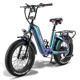 Genérico vélo Fafrees Carbon Fiber Fat Tire F20 Master Ebike Vélo électrique pliant 25KM / H 150KG