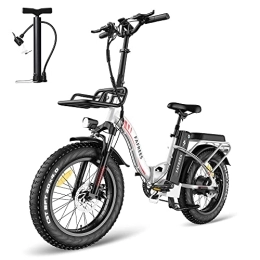 Fafrees Vélos électriques Fafrees F20 MAX Vélo électrique pliable 48 V 18 AH / 864 Wh Batterie de grande capacité, 20" x 4, 0 Fat E Bike VTT électrique Shimano 7S 150 kg