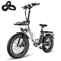 Fafrees vélo Fafrees F20 MAX Vélo électrique pliable 48 V 22, 5 Ah batterie de grande capacité, 20 pouces x 4, 0 Fat E VTT électrique Shimano 7S 150 kg
