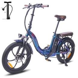 Fafrees Vélos électriques Fafrees F20-Pro Vélo électrique pliant 20 pouces Batterie 36 V 18 Ah 250 W Vélo électrique Fatbike Femme Shimano 7S VTT Homme 25 km / h Electric City Bike Adulte
