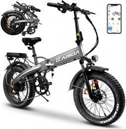 Fafrees Vélos électriques Fafrees K2 Vélo électrique Pliant de 20 Pouces 48V 2*250W, Shimano 7 Vitesses Vélo Électrique de Montagne Adulte avec Batterie Amovible