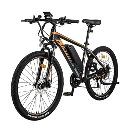 Fafrees vélo Fafrees Vélo Électrique 26 Pouces 250W, Batterie Lithium-ION Amovible 36V 10AH, Vélo Électrique de Montagne (Noir)