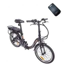 Fafrees Vélos électriques Fafrees Vélo électrique avec batterie de rechange conforme au code de la route pour les trajets, Moteur de 250W, Vélo électrique pliable de 20" Batterie de 48 V / 10 Ah, pour homme et femme