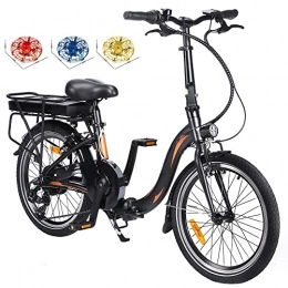 Fafrees Vélos électriques Fafrees Vélo électrique pliable de 20 pouces, 250 W, 36 V, 10 Ah, vitesse maximale de 25 km / h, convient pour les femmes et les adultes.