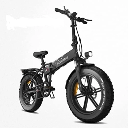 fangqi Vélos électriques fangqi Vélo électrique DS2 - Vélo électrique Pliable de 20 Pouces - Batterie de Rechange 48 V / 12 Ah, Shimano 7 Vitesses, Cruise de Vitesse, Clignotant Gauche et Droite - Dérailleur à Chaîne