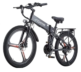 fangqi Vélos électriques fangqi Vélo électrique R3s - Vélo électrique pliant 26" - 21 vitesses - Shimano - 800 / 48 V / 12, 8 Ah - Freins à disque - Shimano - Dérailleur arrière - Phares LED - Klaxon - Freins à disque