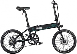 Fiido Vélos électriques FIDO D4S Vélo de montagne électrique pliable pour adulte pour homme, VTT, vélo électrique de 20" avec moteur de 250 W, batterie de 36 V, 10, 4 Ah (Noir)