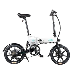 Fiido vélo FIIDO D2 Vélo Électrique, Vélo Électrique Pliable Rechargeable pour Adultes, Outil de Cyclisme Léger Extérieur, Vitesse Maximale 25 Km / h, Vélo Unisexe (Blanc)