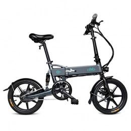 Fiido vélo FIIDO D2 Vélo Électrique, Vélo Électrique Pliable Rechargeable pour Adultes, Outil de Cyclisme Léger Extérieur, Vitesse Maximale 25 Km / h, Vélo Unisexe (Gris foncé)