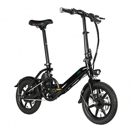 Fiido Vélos électriques FIIDO D3 Pro Vélo électrique pliable en alliage d'aluminium haute résistance 3 vitesses pour adultes en plein air, moteur à engrenages sans balais 36 V 250 W (Noir)