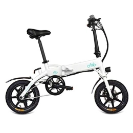 Fiido vélo FIIDO DI Vélo électrique pliable E-Bike pour adultes, vélo de cyclisme pour roues de 16", vitesse maximale 25 km / h, 250 W / 36 V, freins 3 modes – Blanc