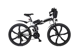 Fine Life Pro Vélos électriques Fine Life Pro Vélo électrique 26" avec batterie au lithium 36 V 10, 4 Ah pour une longue portée jusqu'à 50 km VTT tout-terrain avec Shimano 7 vitesses, vélo de ville électrique, batterie amovible