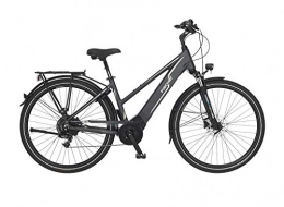 Fischer Vélos électriques FISCHER Vélo électrique Viator 5.0i pour Femme - Gris Mat - 28 Pouces - RH 44 - Moteur Central Brose Drive C 50 Nm - Batterie 36 V