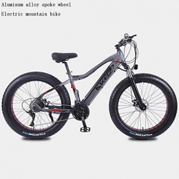 ZTBXQ Vélos électriques Fitness Sports Outdoors Bicicleta de monta & ntilde; a el & eacute; ctrica Fat Tire para adultos bicicletas de nieve 36V 10Ah Li-Battery 350W bicicleta de playa de aleaci & eacute; n de aluminio de