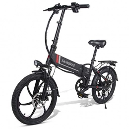  Vélos électriques Fourche de vélo 20 Pouces E-Bike, vélos électriques vélo, VTT électrique Pliant léger 7S, Jante jointe, 10.4Ah, 350W, avec Batterie Lithium-ION Amovible 48V