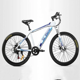 FZYE vélo FZYE 26 Pouce Vélos Électriques Cyclisme, 48V Batterie Au Lithium Invisible Affichage LED Mountain Bike Cruiser Double Absorption des Chocs Sports Et Loisirs, Bleu