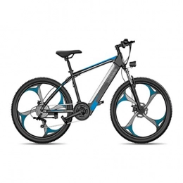 FZYE vélo FZYE 26 Pouce Vélos électriques Bicyclette, 48V10A Batterie Lithium Vélos Affichage LCD Cyclisme 27 Vitesses Double Frein Disque, Bleu